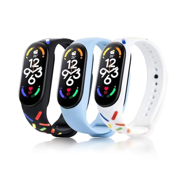 ؤХ for Xiaomi Smart Band 7 / 6 / 5 3å 򴹥Х 㥪 ޡȥХ 7 б M...