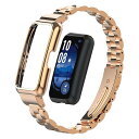 バンド Huawei Band 9 / Huawei Band 8 対応 バンド ステンレスメタル おしゃれ 交換バンド クイックリリースボタン アクセサリー ストラップ 替えベルト レディース & メンズ 交換ベルト ビジネス風 調整工具付き Hu