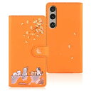対応 Xperia 1 VI ケース 手帳型 エクスペリア1 vi ケース 手帳型 Xperia 1 vi カバー かわいい猫 落ち葉 Xperia SO-51...