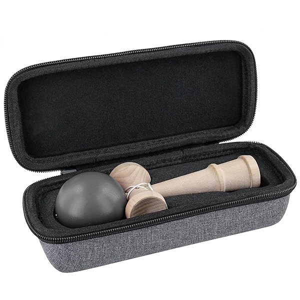 （ケースのみ）日本けん玉協会認定 競技用けん玉 大空 グレー 専用収納ケース-