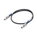 JSER 外部 Mini SAS HD SFF-8644 → Mini SAS 高密度HD SFF-8644 データサーバー RAID ケーブル 50cm 12Gbps(2)