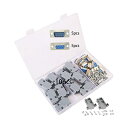 DB9 9ピンメスコネクタ RS232 DB9ポート 変換コネクタ D-SUBコネクタ DB9メスジャック はんだタイプ DB9プラスチックシェルカバー 10個入り
