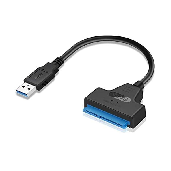 SATA USB 3.0 変換アダプター 2.5インチ SSD/HDD用 SATAケーブル 5Gbps 高速 SATA3 コンバーター USB3.0 2TB SSD/HDD 外付け 変換 コネクタ ハードディスク ポータブル