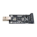 Mini PCI-E mSATA to USB2.0外部SSDPCBAコンバーターアダプターペンドライバーカード(ケースなし)(2)