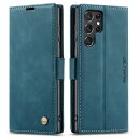 Samsung Galaxy S22 Ultra 5G ケース SC-52C SCG14 用 ケース 手帳型 PU 高級レザー マグネット カード収納 全面保護 薄型 耐衝撃 スタンド機能 人気 ギャラクシー S22 Ultrta 5G ケース -