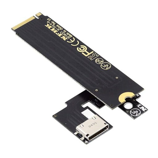 PCI-E 3.0 M.2 M-Key to Oculink SFF-8611 SFF-8612 ホストアダプター ThinkBook 14+ 外付けグラフィックスカード&SSD用 PCI-E 3.0 M.2 M-Key to Oculink SFF-8611 SFF-8612 ホストアダプター ThinkBook 14+ 外付けグラフィックスカード&SSD用
