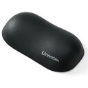 UnivoColors 人間工学に基づいたメモリフォームマウス用リストレスト プレミアムPU素材 低反発クッション 手首サポート PCゲーム&オフィスワークに最適 疲労低減 体圧分散性能 手首痛み緩和 底面に滑り止め(ブラック,wr)