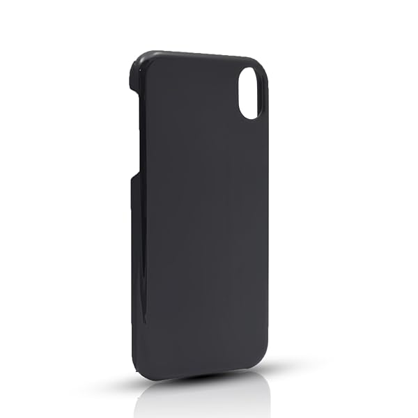 iPhonexs/iPhonexケース マットブラック【携帯便利 ストラップホール付き】iPhonex...