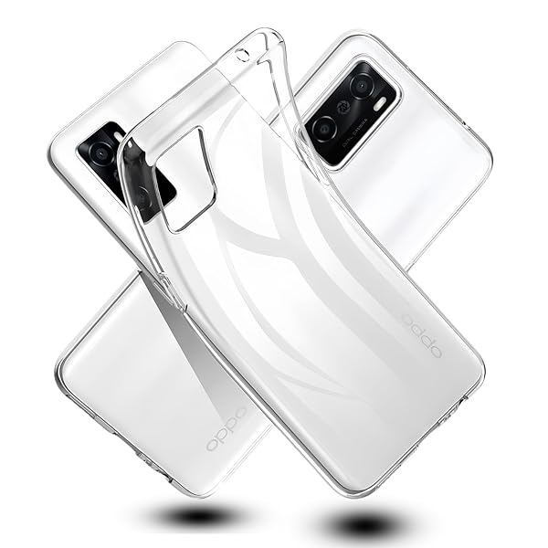 OPPO A55s 5G ꥢ Ķ  ɻ ץ TPU ե  ׷ۼ ̥С ѥå OPP...