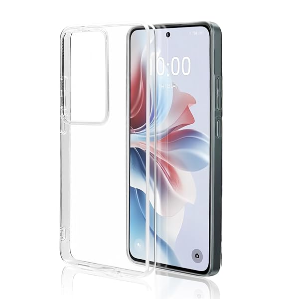 OPPO Reno11 A 用の ケース クリア （CPH2603）RENO11 F 5G カバー TPU 高透過率 耐衝撃 薄型 軽量型 黄ばみ防止 指紋防止 TPU素材を採用して OPPO Reno11A（透明）