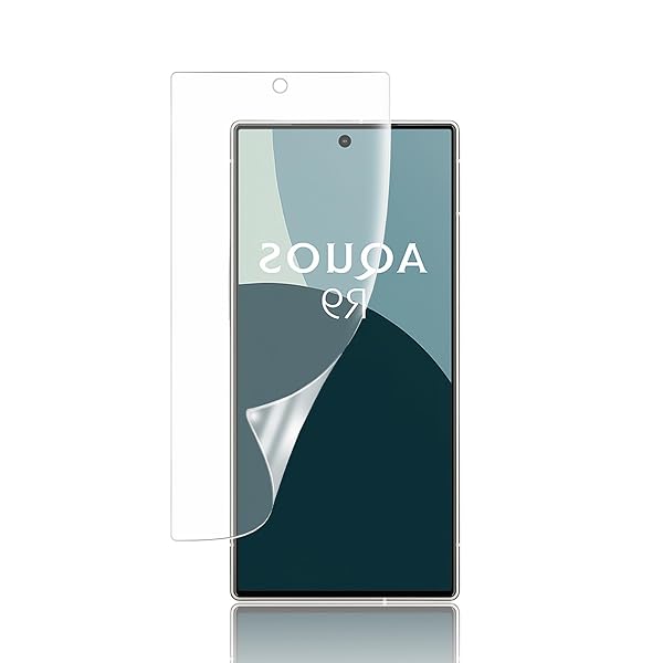 【アンチグレア】AQUOS R9 保護フィルム アクオス R9 全面 保護 フィルム アンチグレア フィルム 非ガラス TPU素材 3D設計 反射防止 浮き防止 気泡レス 指紋防止 キズ修復 サラサラ タッチ感