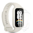 【3枚セット】For Xiaomi Smart Band 9 Active 1.47インチ 用 フィルム 柔らかいTPU製 3D全面保護 薄い 気泡レス キズ修...