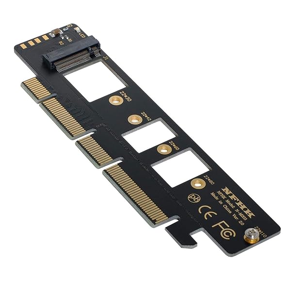 NGFF M.2 M-Key NVME AHCI SSD - PCI-E 3.0 16x 4X アダプター 110mm 80mm SSD用