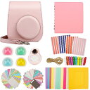 Fujifilm チェキ instax mini 11 ケース instax mini 11 カメラケース アクセサリー 8点セットB(PK)