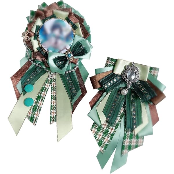 缶バッジ用ロゼット バッジ用 痛バッグ 飾り 手作りロゼット リボン 痛バッグ装飾 缶バッジ 痛バ ロゼ..