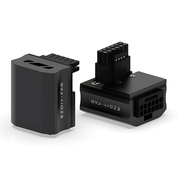 12VHPWR 12+4ピン 90度角度コネクタ 電源変換アダプタ RTX40'シリーズ グラフィックス カード用 RTX4090,4080,4070tiに対応 PC用電源アダプタボード アルミニウムシェル 標準タイプ 黒 - 1パック