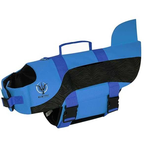 ペット 犬用ライフジャケット Dog ライフベスト 猫用 救命胴衣 救急服 浮き輪 小型犬 中型犬 大型犬 水遊び プール 海 高浮力 速乾 調節可 H037(ブルー,XS)