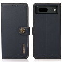 For Google Pixel 7a ケース 手帳型 本革 ピクセル 7a カバー 本革 財布型 シュリンクカーフレザー 高級本皮 耐衝撃 マグネット式ボタン スピーカーホール付き カード収納 大容量 3枚 写真収納 横置きスタンド機能 ストラップ