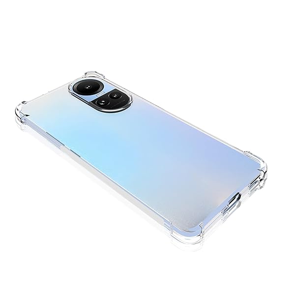【全面保護 】OPPO Reno 10 Pro 5G 耐衝撃 ケース 柔軟 TPU カバー 『四隅がエアクッション構造』 全透明 散熱加工 黄変しにくい Reno 10 Pro 5G ワイヤレス充電対応 薄型 軽量 携帯便利 スマホケース(クリア)