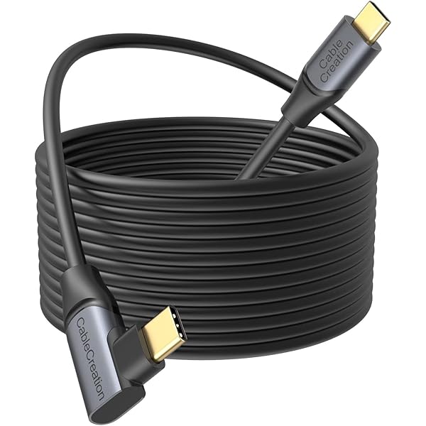 USB C to C変換ケーブル，USB-C to USB-C ケーブル 5 Gbpsデータ転送 iPhone 15 iPhone 15Pro Max Steam VR/VRヘッドセット対応＆ゲームPC等に適用, 3M