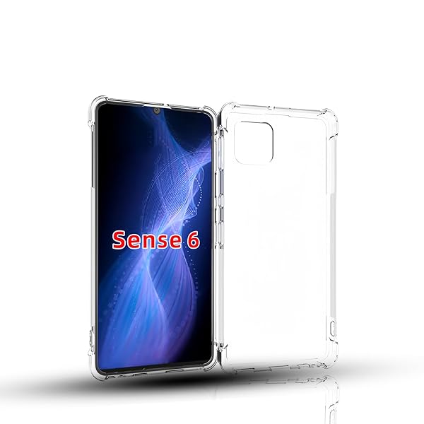 『全面保護』AQUOS Sense 6 SH-54B SHG05用のケースAQUOS Sense6 用の保護カバー 薄型 TPU材質 『四隅がエアクッション構造』 耐衝撃 薄型 軽量 指紋防止 取付簡単 黄変防止 適用アクオスセンス 6