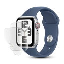 【アンチグレア 2枚セット】For Apple Watch 46mm用 フィルム Series 10 対応 専用 アンチグレア フィルム 非ガラス TPU全面保...