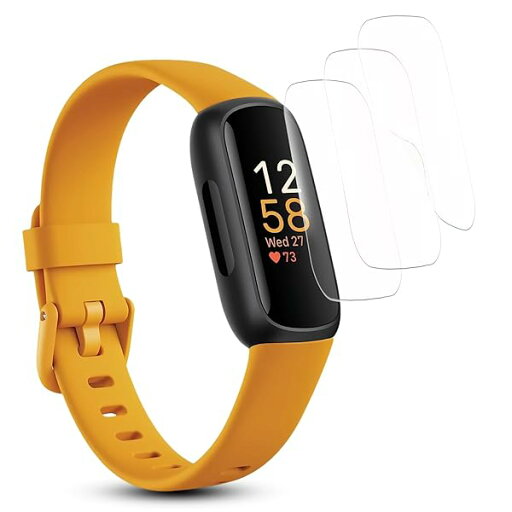 【3枚セット】For Fitbit inspire3 用 フィルム 柔らかいTPU製 3D全面保護 薄い 気泡レス キズ修復 高透過率 スクラッチ防止 保護フィルム 自動修復/気泡ゼロ/超薄型0.15mm For 用 Fitbit inspire 3 【3枚セット】For Fitbit inspire3 用 フィルム 柔らかいTPU製 3D全面保護 薄い 気泡レス キズ修復 高透過率 スクラッチ防止 保護フィルム 自動修復/気泡ゼロ/超薄型0.15mm For 用 Fitbit inspire 3