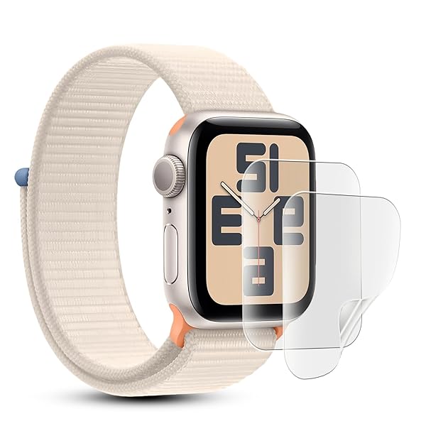【高品質アンチグレア フィルム2枚セット】対応 Apple Watch series 10 42mm 対応保護フィルム Apple Watch 42mmフィルム 反射低減/軟TPU素材/簡単貼り付け