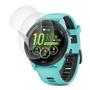 【アンチグレア フィルム 2枚セット】 GARMIN(ガーミン)Forerunner 265 用 液晶保護フィルム 反射低減/軟TPU素材/全面保護/防気泡/防...