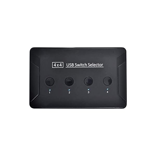 KVM USB 2.0 スイッチセレクター 4ポー