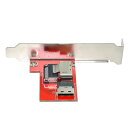 PCI-Express 4.0 スリムライン SAS SFF-8654 → Mini SAS SFF-8087 PCBA メスアダプター ブラケット付き(2)