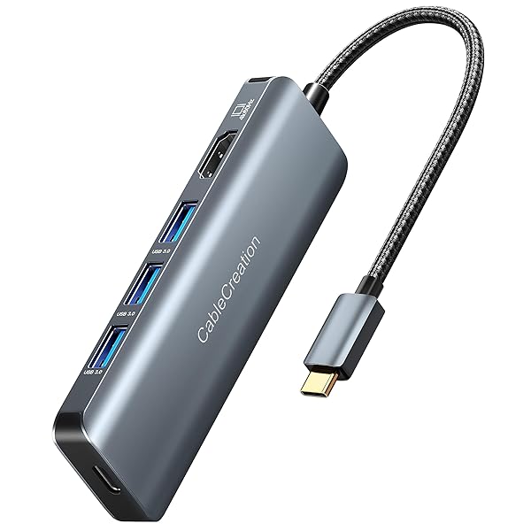 USB C ハブ 8K HDMI, 5-in-1 Type C ハブ 8K30Hz/4K120Hz/4K60Hz/4K30HzHDMI対応 100W PDポート 3つUSB3.0ポート iPhone15 iPhone15Pro Max MacBook