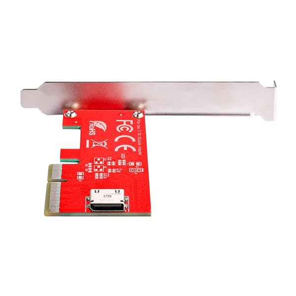 YC° アダプター PCI-E 4.0 Express 4.0 x4 - Oculink 内蔵SFF-8612 SFF-8611 ホストアダプター PCIe SSD用 ブラケット付き