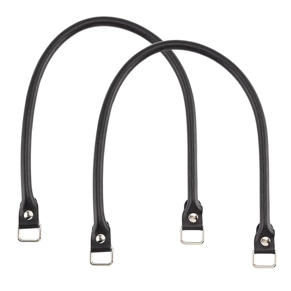 バッグ持ち手 60cm 本革 2本 かばん取っ手 ビジネスバッグ修理用 付け替え バッグストラップ レザー ハンドバッグハンドル 手芸用持ち手 着脱可能 交換用...