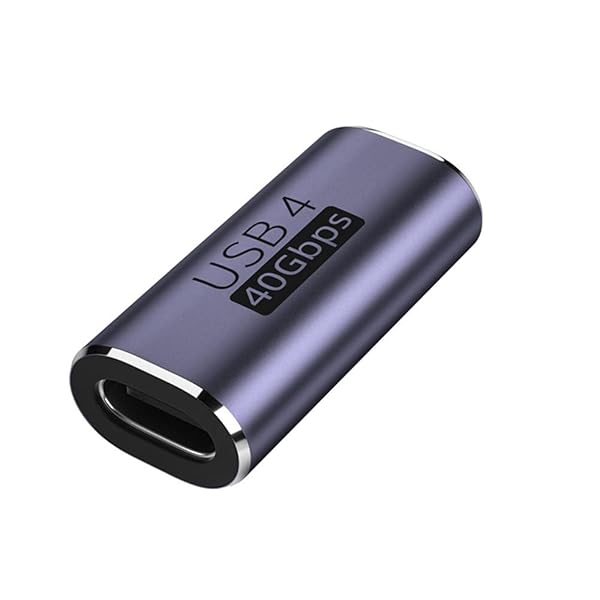 USB4TypeCメス-メス100Wパワーデータ8Kビデオアダプターエクステンダーラップトップ電話用40Gbps
