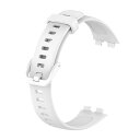 Huawei Band 9/Huawei Band 8対応バンド 替えバンド ベルト TPE製 柔らかい 通気 耐久性 スポーツバンド アクセサリー (ホワイト)
