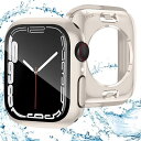 対応 Apple Watch ケース Series 9/8/7 41mm 防水 ケース アップルウォッチ カバー 防水 2 in 1 前後の保護 アップルウォッチ ケース 耐衝撃 apple watch カバー 全面保護 装着簡単 高耐久 高透過率