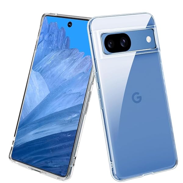 Google Pixel 8A 用の スマホケース ピクセル8A 用の カバー TPU 超薄型 全面保護 ケース ソフト ケース クリア シリコン 透明 クリア...
