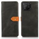 ASUS ROG Phone 8 Pro ケース 手帳型 ROG Phone 8 カバー 財布型 高級PUレザー 耐衝撃 マグネット式ボタン スピーカーホール付...