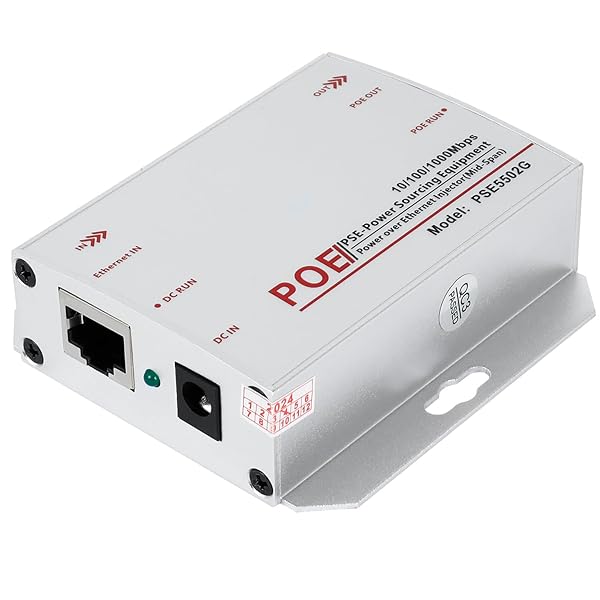 ギガビット産業用 30W PoE+ インジェクター、低電圧 DC 12-48V 入力を 48V PoE 出力に変換、IEEE802.3af/at、さまざまなシナリオに対応する DIN レールおよび壁取り付けインジェクター (PSE5502G)