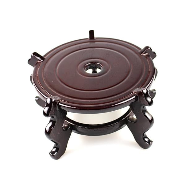 風水　ペデスタル　中国の木製　飾り台　魚鉢プランター　フラワースタンド　置き台　鉢置き　ベランダ..