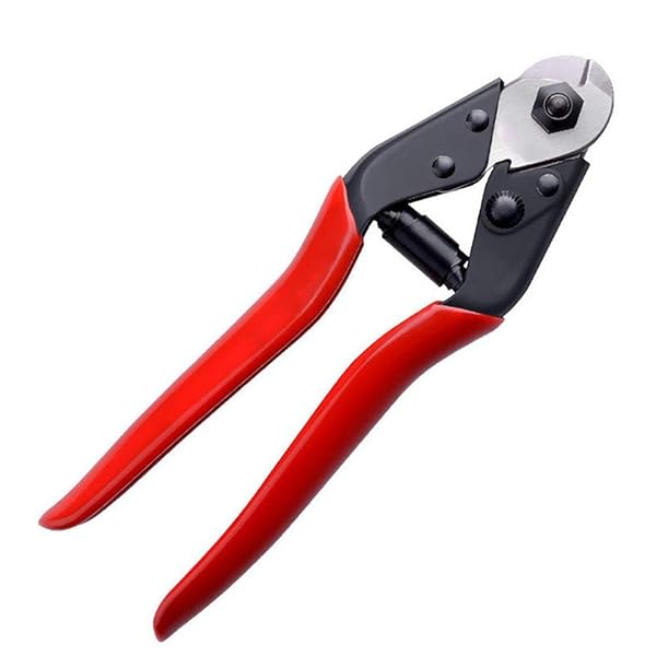 ワイヤーロープカッター ロープ切断 直径5mm ステンレスワイヤー 自転車ブレーキワイヤー 安全ロック付