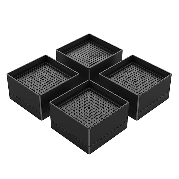 洗濯機かさ上げ台 4cmかさあげ 机 テーブル 脚 継ぎ足し 洗濯機置台 防振ゴム 乾燥機 ソファー ベッド..