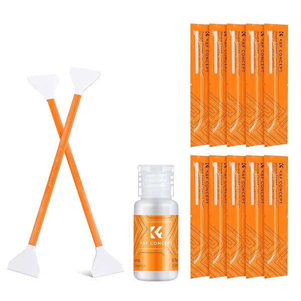 センサークリーニングキット 2点セット ダブルヘッド 24mmフルサイズセンサースワブ 20ml クリーナー+1..