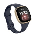fitbit versa4/versa3/sense2/sense用バンド ベルト 細い帯 替えバンド TPU製 柔らかい 通気 耐久性 スポーツバンド アクセサリー (S ダークブルー)