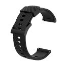 Suunto 7/9/9 Baro/D5/Spartan Sport用バンド 替えバンド ベルト シリコン製 柔らかい 通気 耐久性 スポーツバンド スマートウォッチ アクセサリー (ブラック)(2)