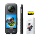 X3 | アクションカメラ 新型1/2インチ48MPセンサー IPX8防水 5.7K360度動画 72MP360度写真 手ブレ補正 アクティブHDR 4K一人称視点 60fps自撮り 360度水平維持 AI編集 音声制御2.0 長時間 アクションカム