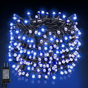 LED イルミネーションライト ストリングライト ストレート クリスマスツリーライト 20M 200LED 複数連結可 8点灯モード 記憶/タイマー機能 クリスマス飾り イルミネーション クリスマス電飾 屋外 IP44防水 キャンプ用 室内 ハロウィ