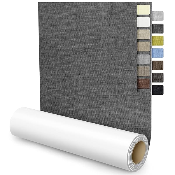 補修布シート大判 40×150cm 布 穴補修り リネン 貼れる布 普通地~ 厚地用 はんぷ ハンプ 生地 リペアシート手芸用品 ナイロン用 補修シートリペアデコレーションキット(ダークグレー)
