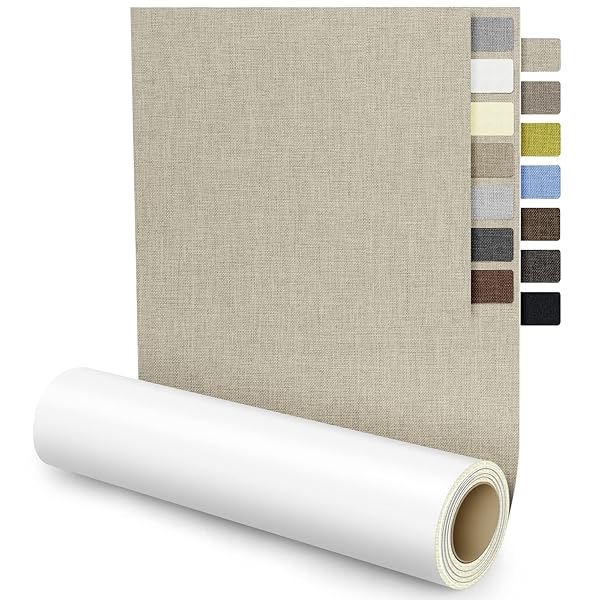 補修布シート大判 40×150cm 布 穴補修り リネン 貼れる布 普通地~ 厚地用 はんぷ ハンプ 生地 リペアシート手芸用品 ナイロン用 補修シートリペアデコレーションキット(ライトベージュ)